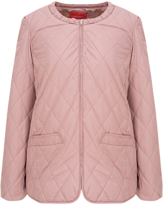 크로커다일 여성용 라운드 넥 패딩 점퍼 CLCWPD001