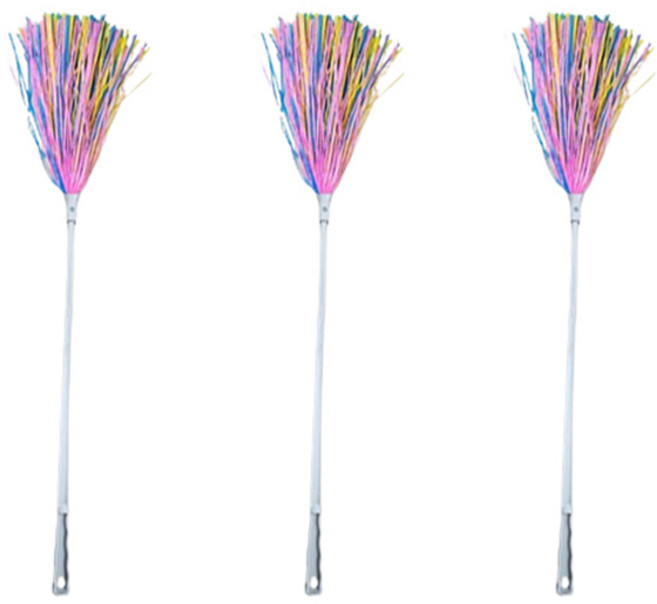 먼지 총채 롱, 혼합색상, 3개