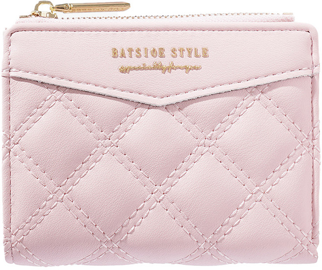 아펙토 지폐수납가능 스퀘어 퀄팅 반지갑