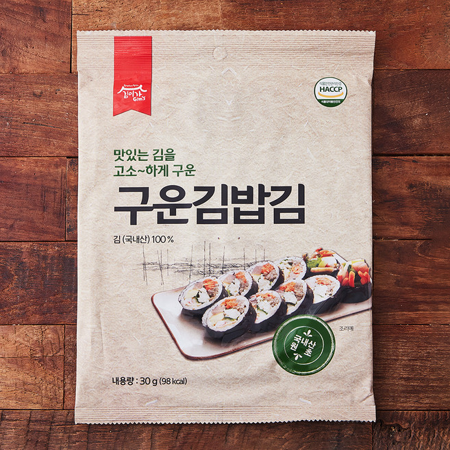 김이가 구운 김밥김, 30g, 1개입, 1개