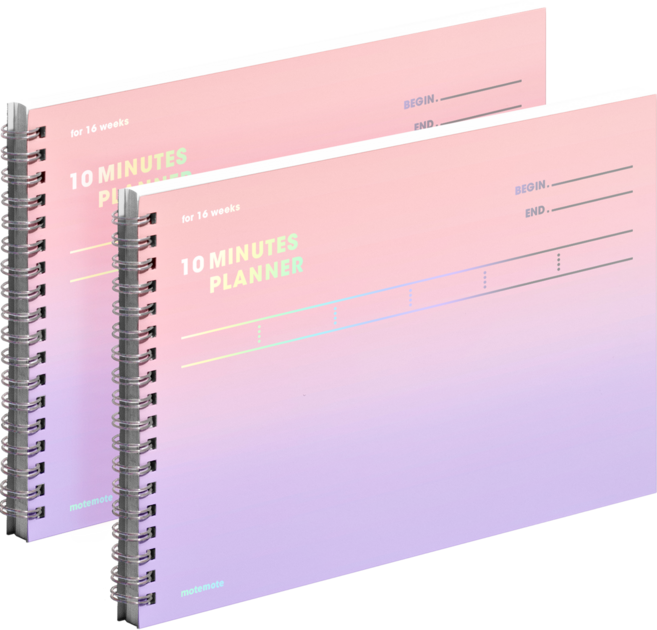 모트모트 텐미닛 플래너 16WEEKS, 드림캐처, 2개