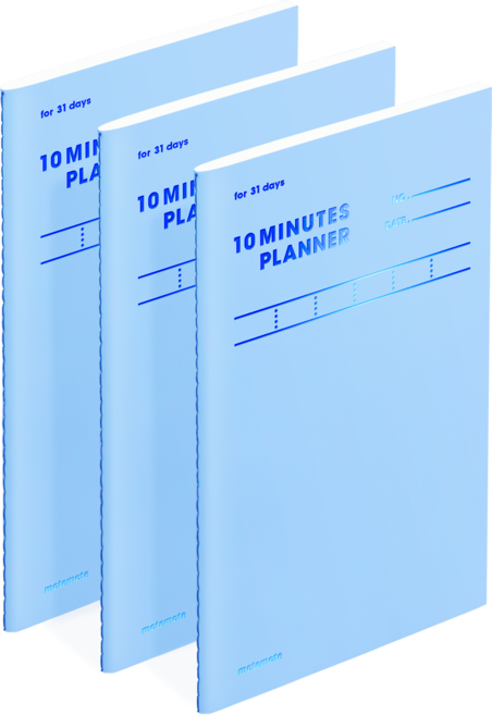 모트모트 텐미닛 플래너 31DAYS, 세레니티, 3개