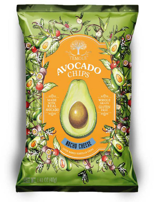 테몰 아보카도 칩스 나쵸치즈맛, 40g, 1개