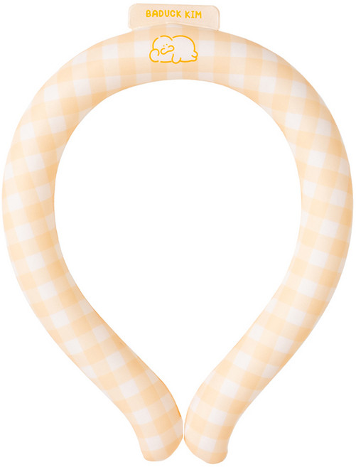 잇츠유어프라임타임 김바덕 얼음 목걸이, 휴식 (오렌지), 1개