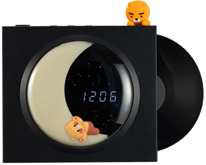 카카오프렌즈 꿈나라달나라 블루투스 스피커 무드등, 블랙