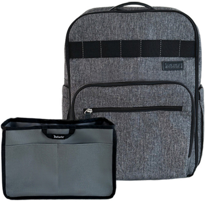 베베핏 앨리 이너백 포함 백팩, 헤링본그레이