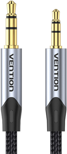 벤션 프리미엄 3.5mm to 2.5mm 양방향 오디오 AUX 케이블 1m, BKFHF, 메탈그레이, 1개