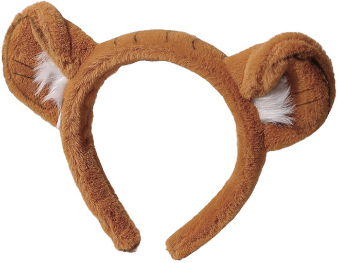 파티쇼 럭셔리 호랑이 머리띠, 황호, 1개