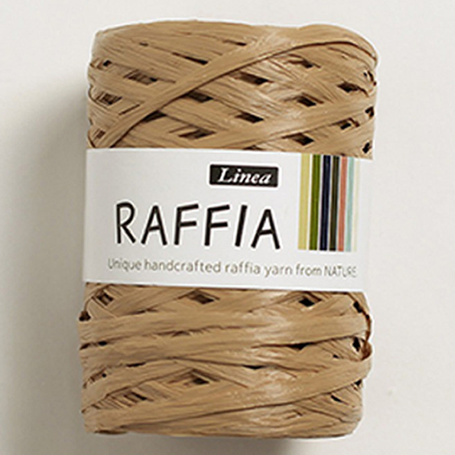 리네아 라피아 뜨개실 40g, 409 진베이지, 1개