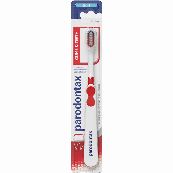 파로돈탁스 검앤티스 부드러운 미세모 칫솔, 1개