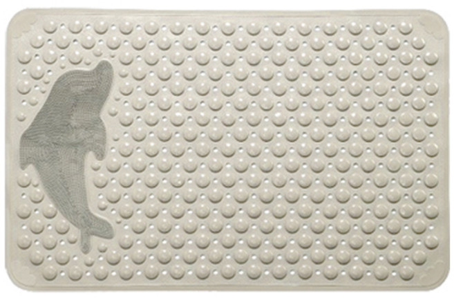 블럭마트 욕실 돌고래 미끄럼방지매트 70 x 35 cm, 카키, 1개