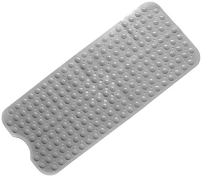 블럭마트 심플 욕실 미끄럼방지매트 70 x 38 cm, 그레이, 1개