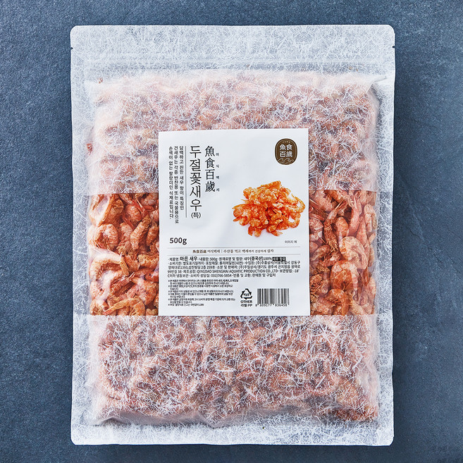 어식백세 두절 꽃새우 특, 500g, 1개입, 1개