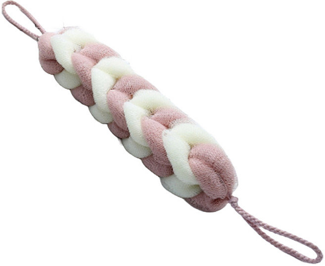 티로나 손잡이 샤워타올, 핑크, 1개입, 1개