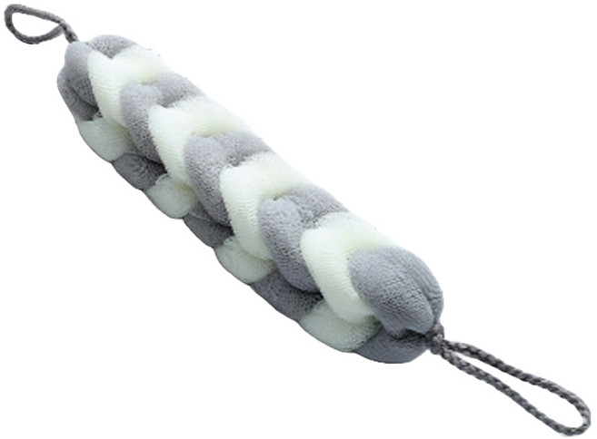 티로나 손잡이 샤워타올, 그레이, 1개입, 1개