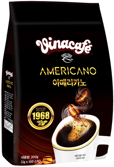 비나카페 아메리카노 원두커피스틱, 2g, 100개입, 1개