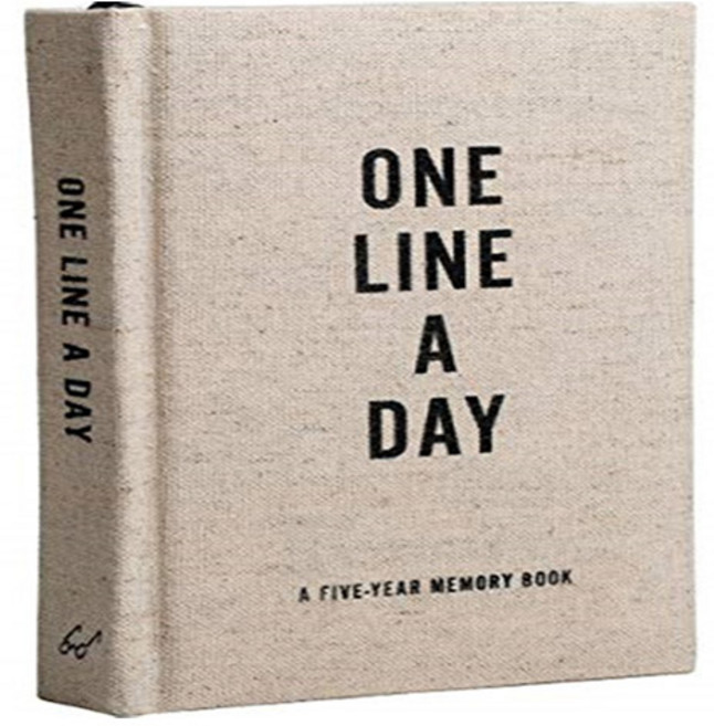 Canvas One Line a Day (一天一行 5年日記 - 帆布)：A Five-Year Memory Book, Chronicle Books