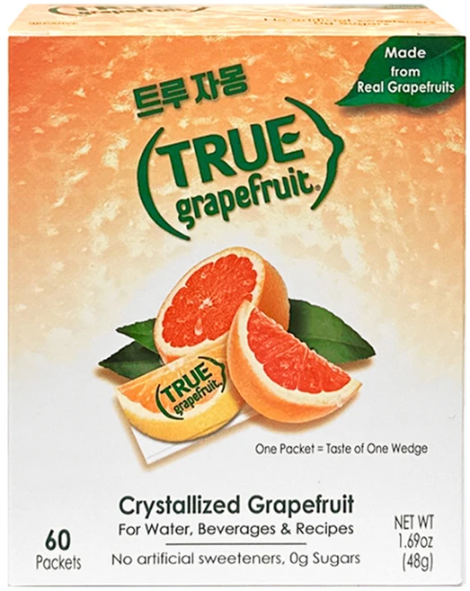 트루 시트러스 음료 자몽, 0.8g, 60개입, 1개 - 쿠팡
