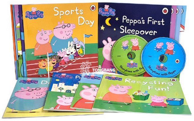 Peppa Pig 스토리북 13권 + 오디오 CD 2종 세트 전 13권, Ladybird