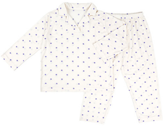 메이키즈 유아동 통기성 주니어 소프트 도트 모달 파자마 상하의 세트