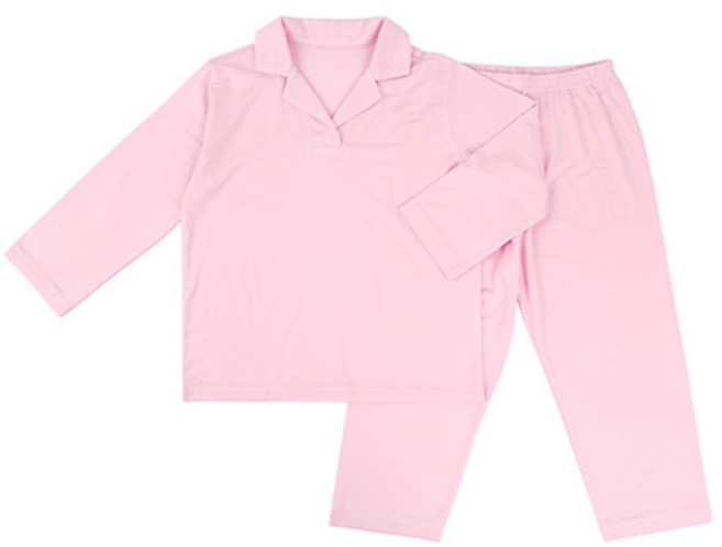 메이키즈 여아 유아동 주니어 핑크 밀크 모달 파자마 상하의 세트