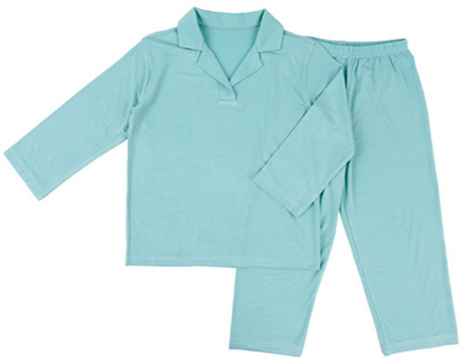 메이키즈 남아 유아동 주니어 통기성 민트 데이 모달 파자마 상하의 세트