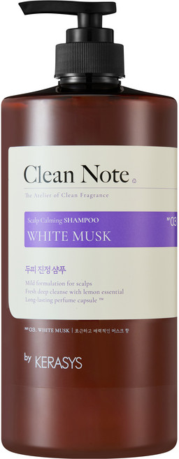 케라시스 클린노트 샴푸 화이트머스크, 1L, 1개