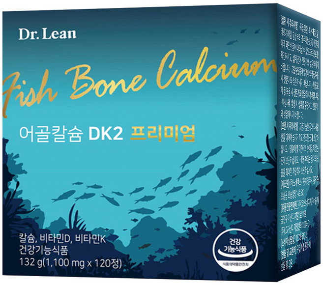 닥터린 어골칼슘 DK2 프리미엄 132g, 1개, 120정