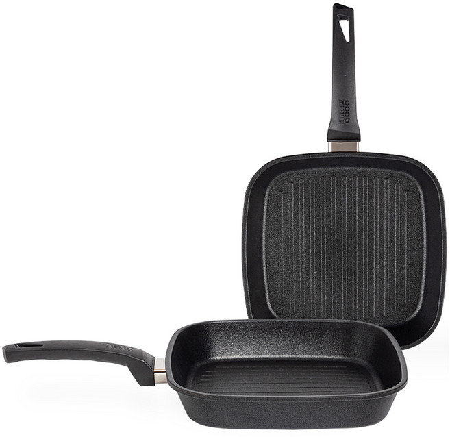 인터쿡 인덕션 블랙 사각팬, 27cm, 2개