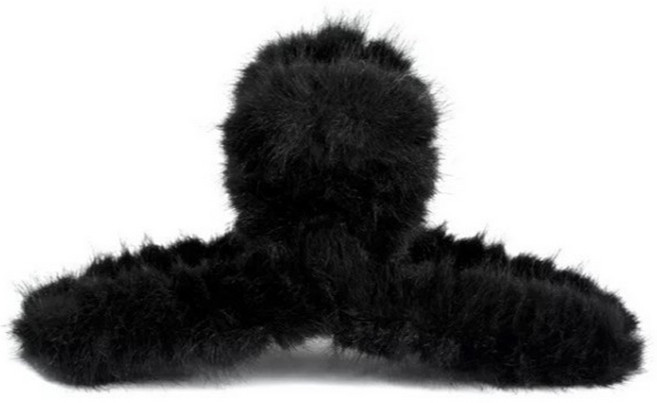 수스다 올림머리 윈터 퀸 퍼 꼬임 집게핀 13cm