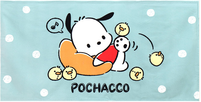 프리미에팜 포차코 핑퐁 비치 타올 140 x 70 cm, 민트, 1개