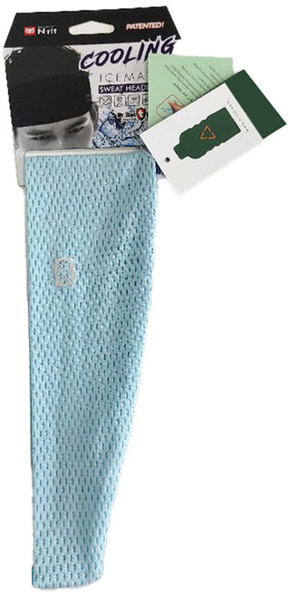 엔릿 쿨링 헤드밴드 라운드 재생사, 블루글로우, 1개