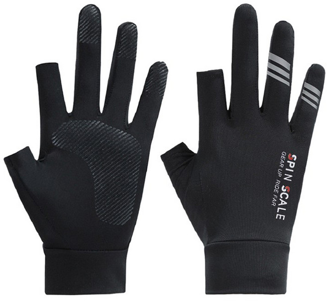 스핀스케일 아이스 장갑 양손세트, 블랙