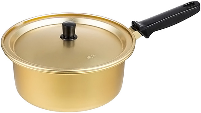 comet Home 韓式單柄泡麵鍋, 18cm, 黃色, 1個