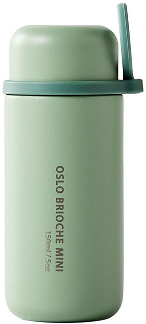 오슬로 스텐 304 브리오슈 미니 텀블러, 그린, 150ml, 1개