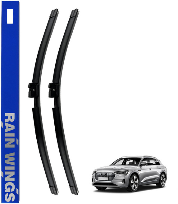 RAIN WINGS 原廠相容型B型扁平雨刷前擋組 奧迪 e-tron 50 / 55 Quattro Sportback 2020年~至今, e-tron (B款)