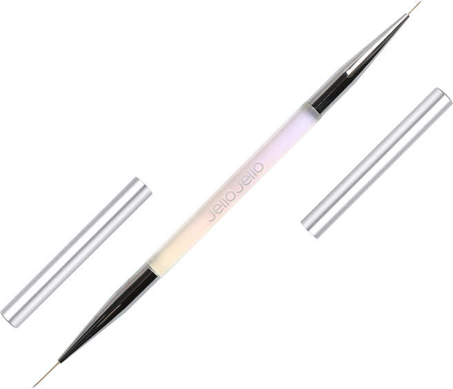 젤로젤로 프리미엄 듀얼 라인 브러쉬, 1개, 혼합색상