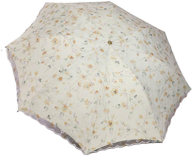 아펙토 블랙암막코팅 레이스 플라워 양산