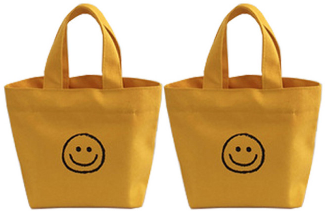 뷰레이터닷컴 위스퍼 스마일 캔버스 미니백 2p