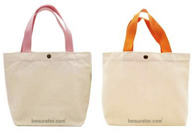 뷰레이터닷컴 에이스 무지 캔버스 미니백 2p