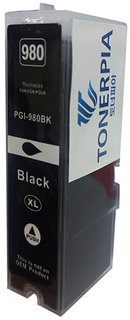 TONERPIA Canon 相容墨水 PGI-980XL 相片黑, 1個, 黑色