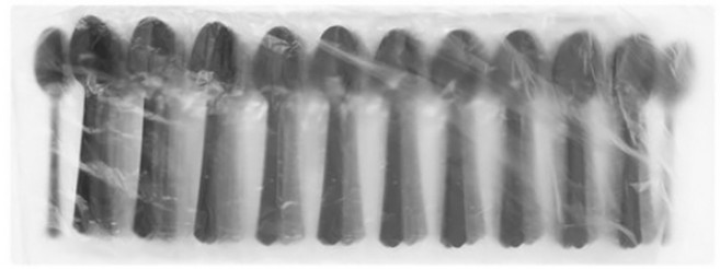 comet 免洗塑膠湯匙 個別包裝 黑色, 100支, 1袋