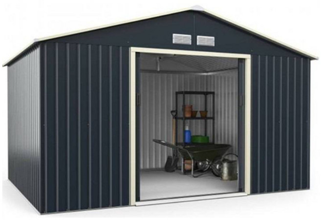 이지하우스 조립식 스틸창고 256 x 204 x 177 cm 고객직접설치, 네이비