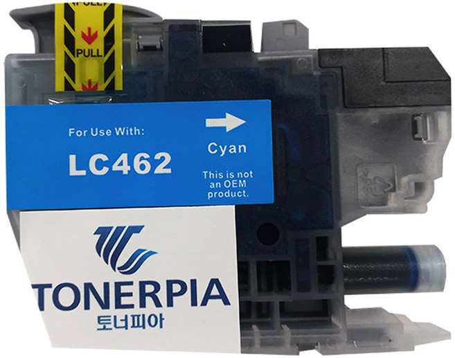 토너피아 브라더 호환잉크 LC462, 파랑, 1개