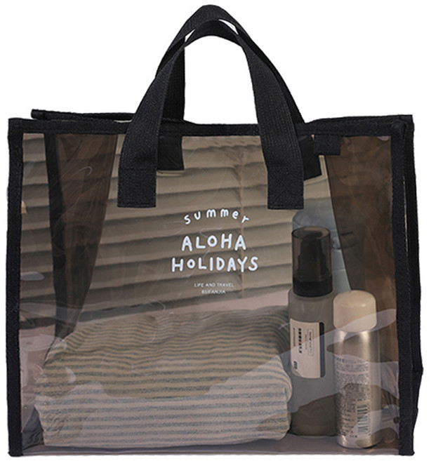 뷰레이터닷컴 알로하 투명 비치백