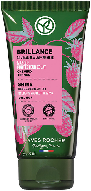 YVES ROCHER 伊夫黎雪 覆盆莓亮澤護髮素, 1個, 200ml