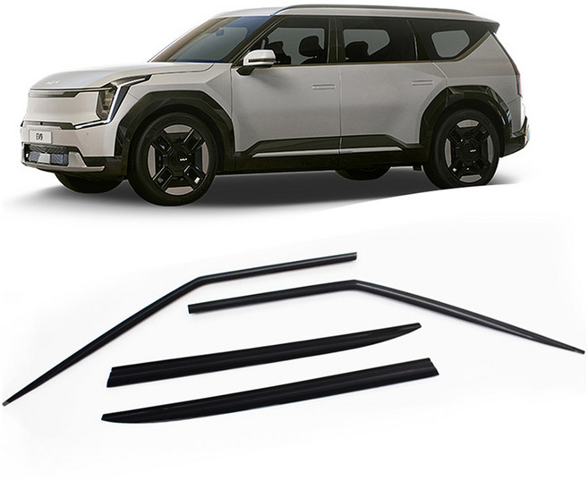 지엠지모터스 스모그 썬바이저 빗물받이 세트, EV9(23년~) 스모그바이저