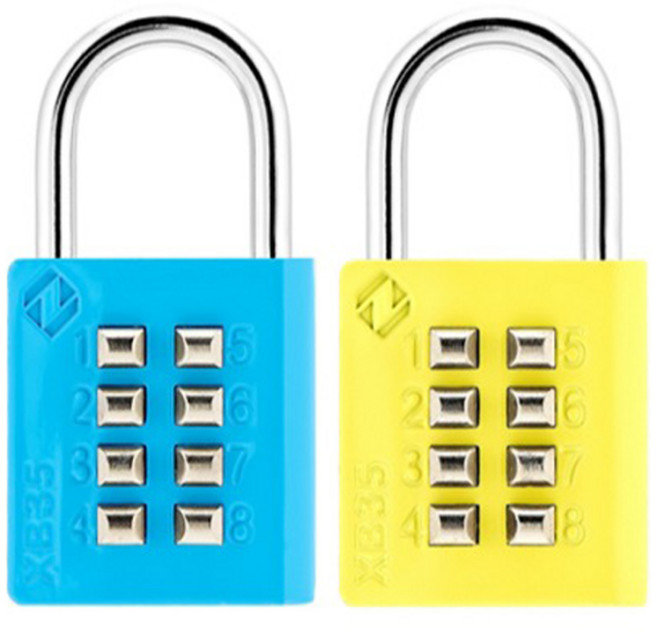 자커 버튼 자물쇠 랜덤발송 XB35, 2개