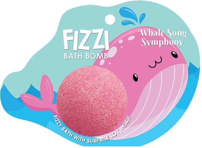 Saboo 泡沫沐浴球 WHALE SONG SYMPHONY 鯨歌交響曲 內附驚喜小公仔, 1顆, 100g