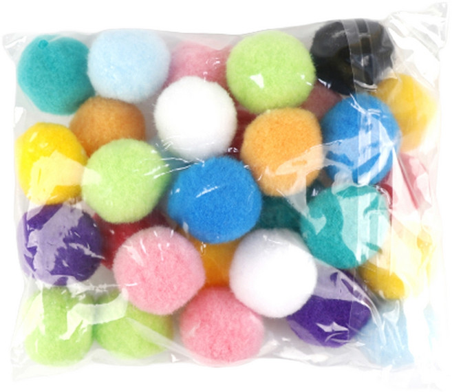 유니아트 퐁퐁 50mm, 혼합색상, 1개